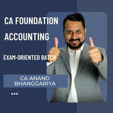 CA Foundation Accounting | Exam-Oriented Batch By CA Anand Bhangariya | For Jan 26 Exams
